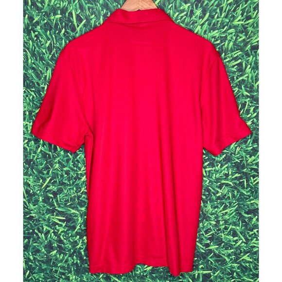 Chick-Fil-A Oobe Team Style Uniform Employee Large Short Sleeve Red Polo Shirt - Picture 3 of 4